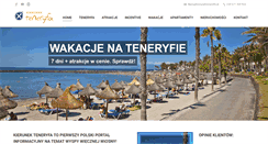 Desktop Screenshot of kierunekteneryfa.com